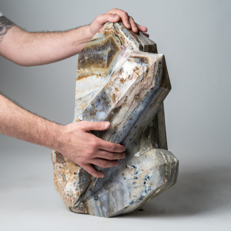 Large Genuine Polished Ocean Jasper Point (117 Lbs)