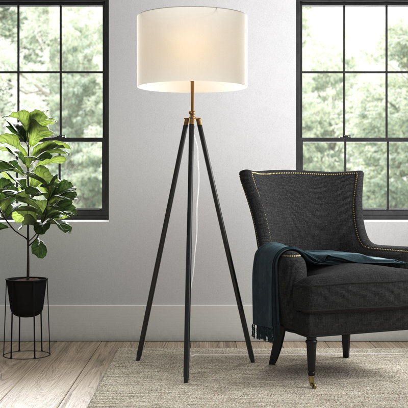Arlie 67'' Brushed Tripod Floor Lamp