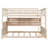 Full XL Over Queen Low Bunk Bed With LED Shelves and Pegboard-1934433695-1934281117