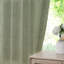 Fabdivine Handmade Thick Linen Striped Green Curtain 27x24 Inches, 2- Panel Set Block Print Drapes with Pleated Pinch Room Darkening, for Living Room, Office or Bedroom Window Décor, Manpasand-79297239