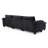 120" Wide 3 Seat U-Shaped Modular Chenille Sectional Sofa Couch-102494208