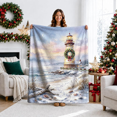 Jeté de Noël Winter Coastal