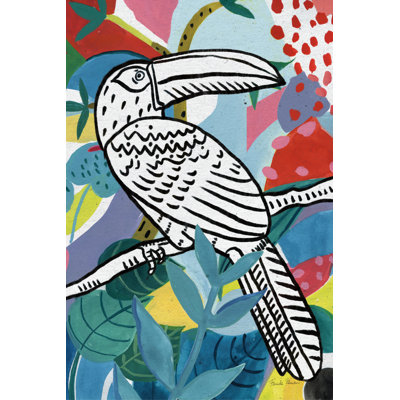 Jungle Toucan 1 Piece Wrapped Canvas Painting
