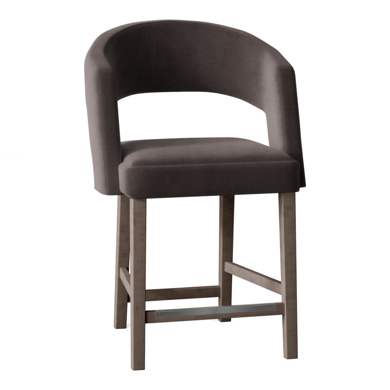 Tabouret de comptoir 26 po Bryant, Vison 9953, Mica