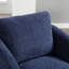 Fauteuil demi-tonneau pivotant rembourré de 30,3 po de largeur et fauteuil simple d'appoint rond confortable-695870490