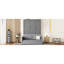 Grand lit escamotable mural avec coussin, grand