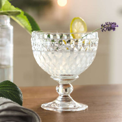 Villeroy & Boch Boston 13.25 oz Crystal Coupe Champagne/Footed Dessert Bowl