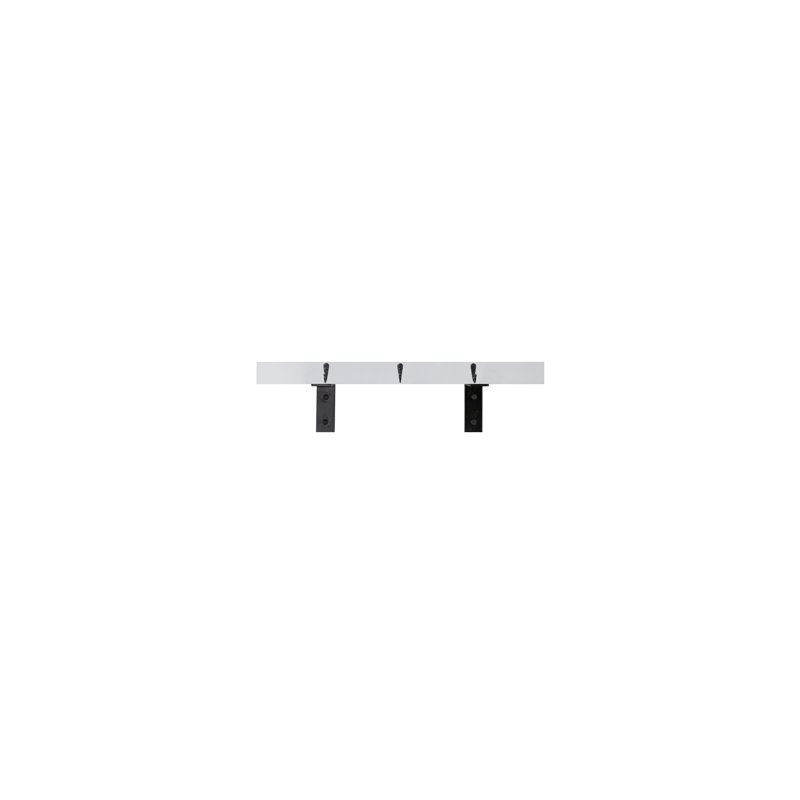 Rayne Plate Display Shelves With Hooks, White, 24/3/2