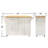 Kitchen Island & Kitchen Cart(No Include Stool)