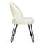 Chaise d'appoint rembourrée en velours Lisbon-46322995
