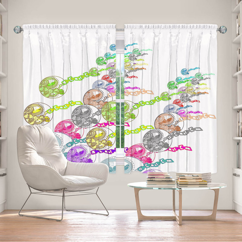 Nohan Room Darkening Curtain Pair, 56" W x 78" L