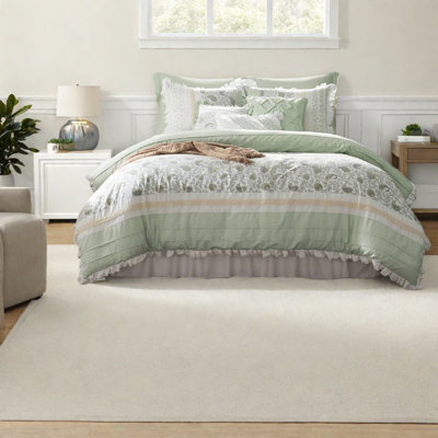 de literie en coton de qualité supérieure à motif floral élégant en toutes saisons