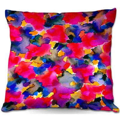 Couch Floral Color I Throw Pillow