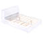 Grand lit plateforme avec rangement et tablettes gigognes TG, blanc-1441965646