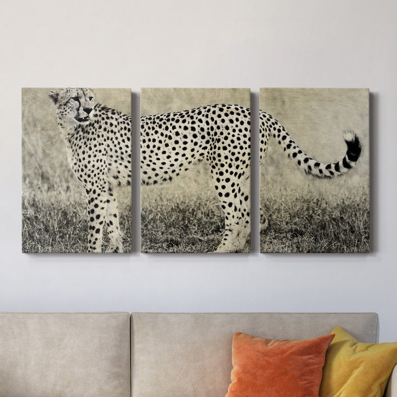" Camouflage " 3 - Pieces, 12" H x 8" W x 1" D