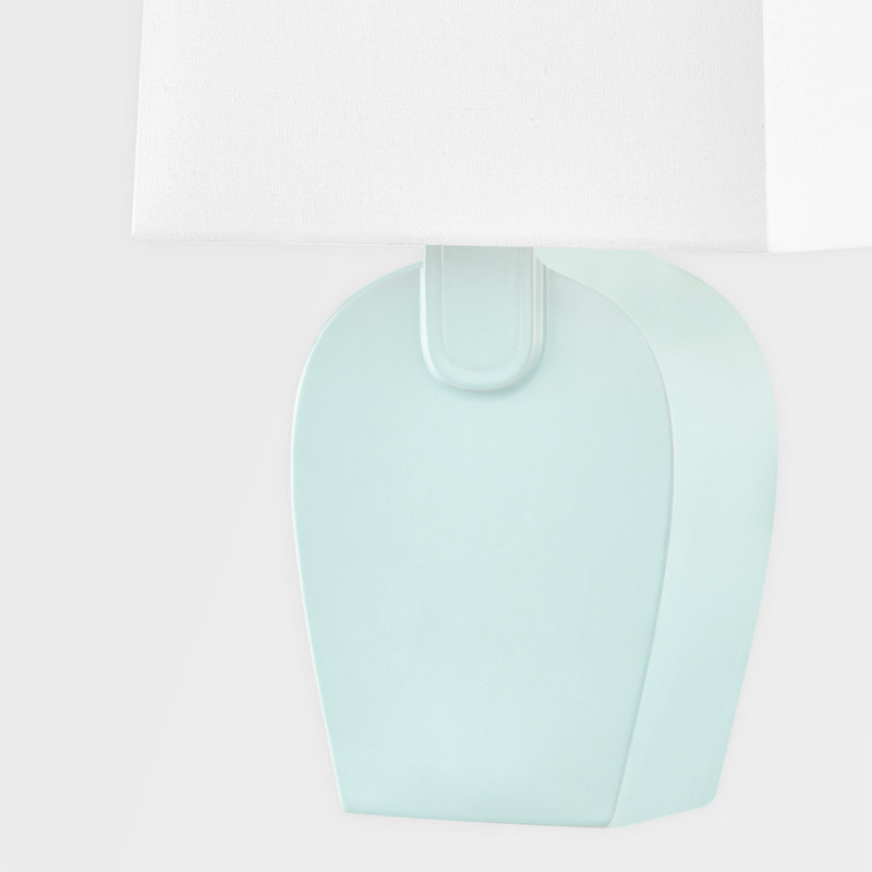 Ceramic Table Lamp, Robins Egg Blue
