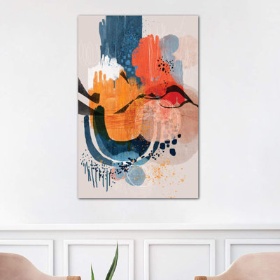 Wave 1 Piece Wrapped Canvas Wall Art