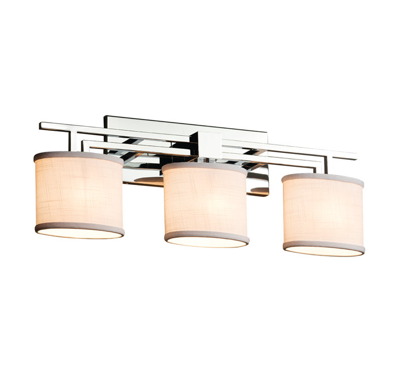 Favela 3 - Light Dimmable Vanity Light, Cream, Dark Bronze