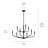 9 - Light Steel Dimmable Classic / Traditional Chandelier-1827279118