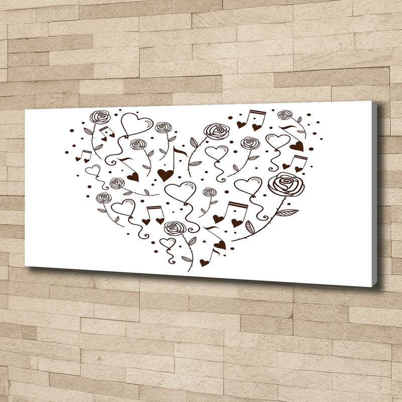 Heart - No Frame Print on Canvas