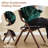 Elegantly Designed Foldable Chair With Solid Wood Frame And Button-Tufted Upholstered Backrest And Seat-484141545
