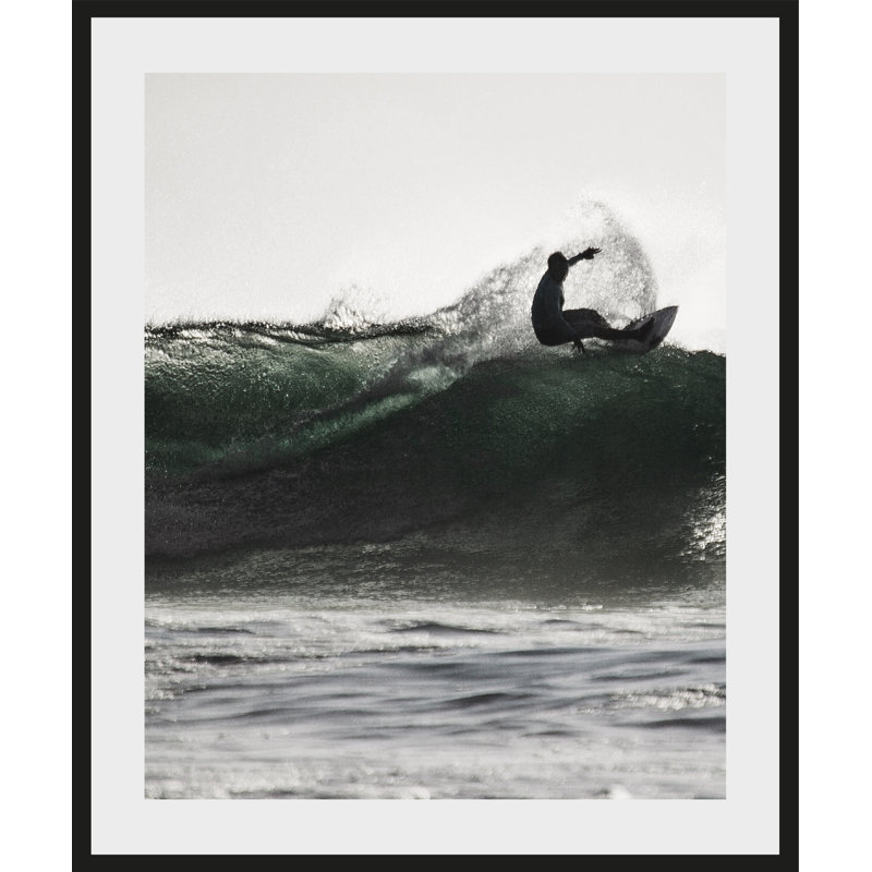 Surfer - Single Picture Frame Print, 50 cm H x 60 cm W