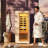 Indoor Personal Home Infrared Sauna for Relaxation 1 Person with Color Therapy and Fast Heating