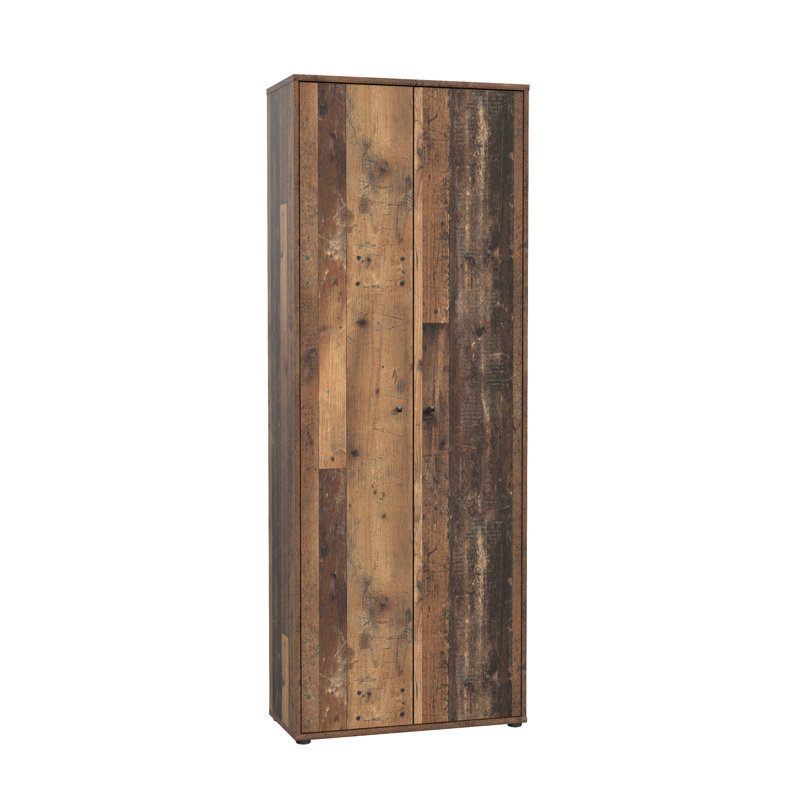 Amandla 2 Door Manufactured Wood Wardrobe, Old Wood