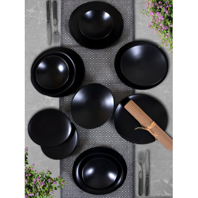 Stoneware Dinnerware Set 24 Piece - Service for 6