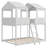 Wood Bunk Bed With Roof, Window, Guardrail-1161886594