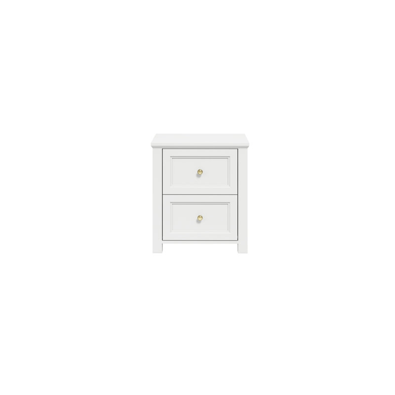 Byrone Bedside Cabinet, White