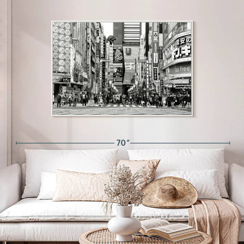 Godzilla Road, Cadre flottant blanc, 46 po x 31 po