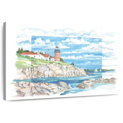 Gillard West Quoddy Lighthouse View