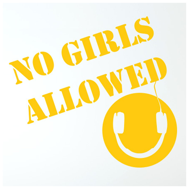 Wall Decal, Dark Yellow