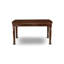 Ensemble de table de salle à manger 9 pièces moderne comprenant une table rectangulaire en bois avec feuille papillon et 8 chaises parsons en tissu brun, acajou-1878778867-1878778866-1878741686