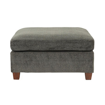 1 pièce OTTOMAN SEULEMENT Chenille Tissu Cocktail OTTOMAN Siège Coussin Mobilier de salon