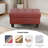 Beitz Faux Leather Ottoman-1848026191