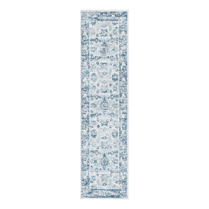 Scanlon Oriental Area Rug, Runner 2'7" x 10', Ivory