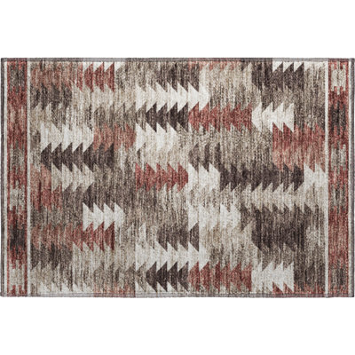 Tapis chocolat Prisco lavable à la machine de qualité supérieure