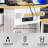 48" Modern Rolling Kitchen Island With Drop Leaf And Power Outlet, Mobile Kitchen Island With Storage Cabinets And 2 Drawers, Wooden Kitchen Cart For Kitchen, Dining Room, White(No Bar Stools)-970246689
