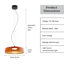 Luminaire suspendu moderne en verre coloré Mid-Century-1138842353-1118908875-1138842348