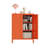 31.5" Tall Metal Side Cabinet with 2 Doors and 2 Adjustable Shelves-884539478
