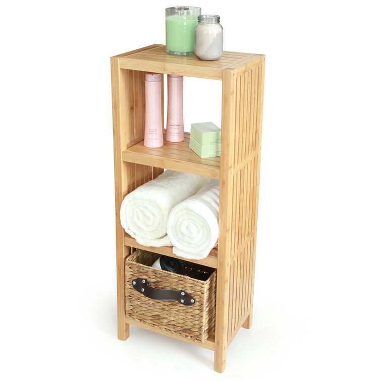 Jenelle Solid Wood Freestanding Bathroom Shelves