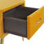 Glaser 46cm W Iron Bedside Table-1303510529