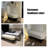 White Modern Style Wood Upholstered Bedroom and Entryway Velvet Long Bench-1519087819