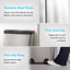 Steel Step On Recycling Bin - 60L