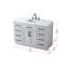 Meuble-lavabo simple 48 po Ahner-934964079