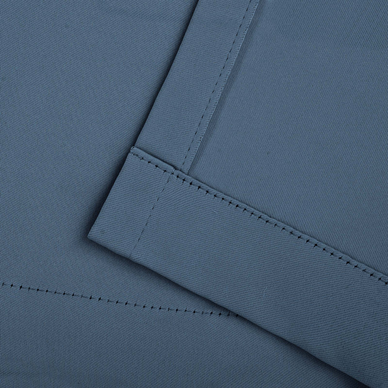 Paire de rideaux obscurcissant avec œillets Millendon, L 52 po x L 84 po, Bleu denim