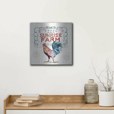 «Down On The Farm 6» par Anne Tavoletti, art mural en métal