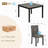 5-Piece Wooden Dining Table Set-1886173146
